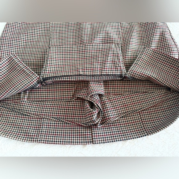 Bebe Black & Brown Houndstooth Pencil Skort | Size 12 | Fall Workwear NWT - Picture 4 of 4